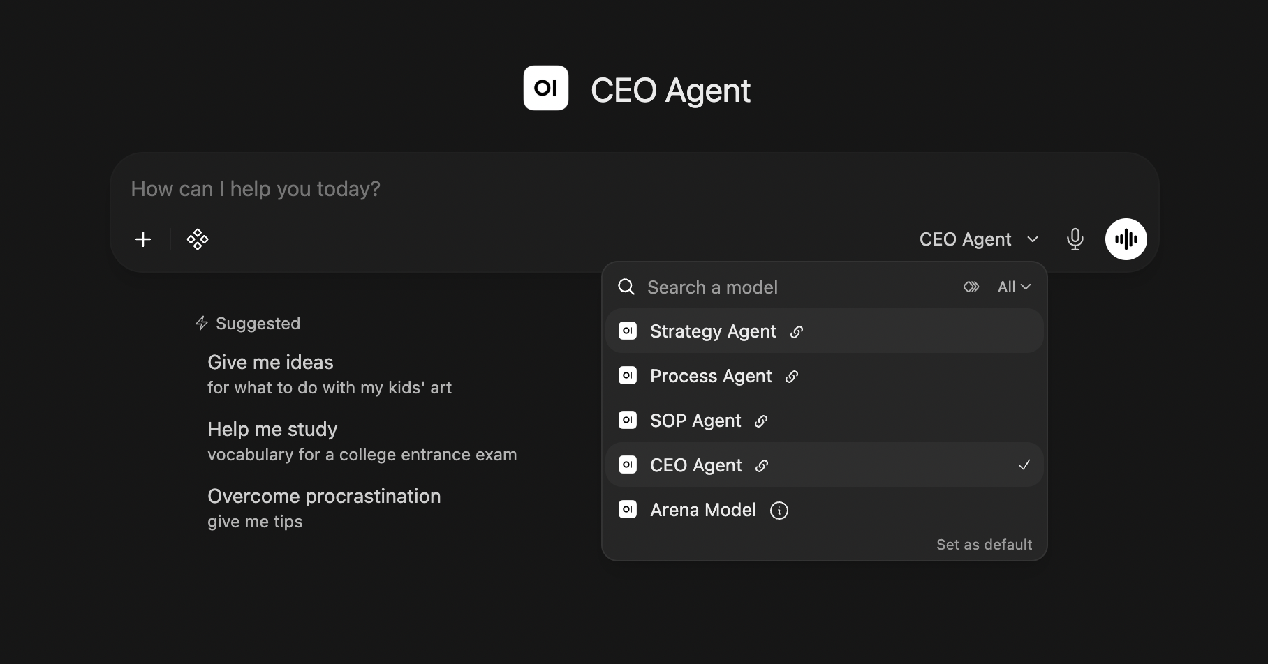 Actual Open WebUI enterprise workspace from Khang’s portfolio